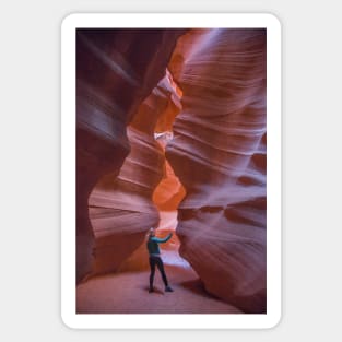 Upper Antelope Canyon Arizona Sticker